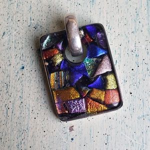 Sterling silver Glass Pendant